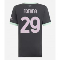 Camisa de Futebol AC Milan Youssouf Fofana #29 Equipamento Alternativo Mulheres 2024-25 Manga Curta